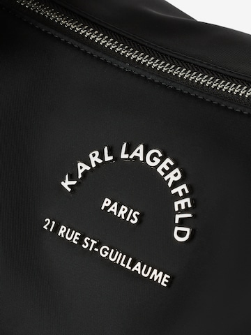 Cabas 'Rue St-Guillaume Metal' Karl Lagerfeld en noir