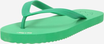 Tongs FLIP*FLOP en vert : devant