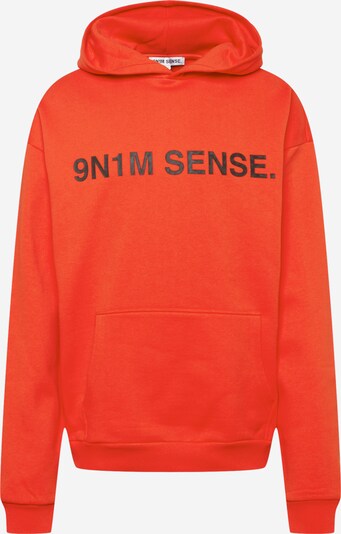9N1M SENSE Sweater majica u narančasto crvena / crna, Pregled proizvoda