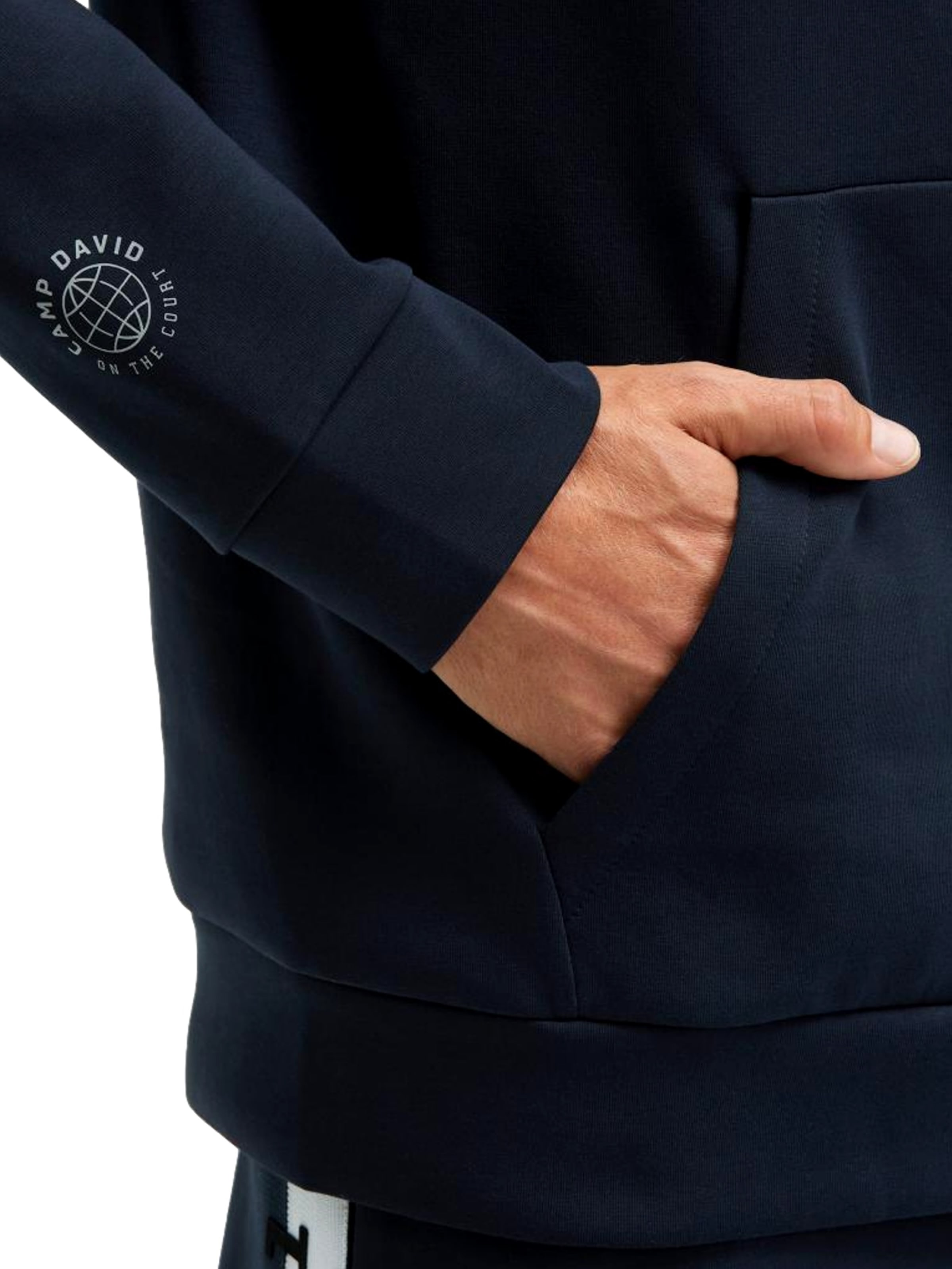 CAMP DAVID Sweater 'Game.Set.Match' in Blue