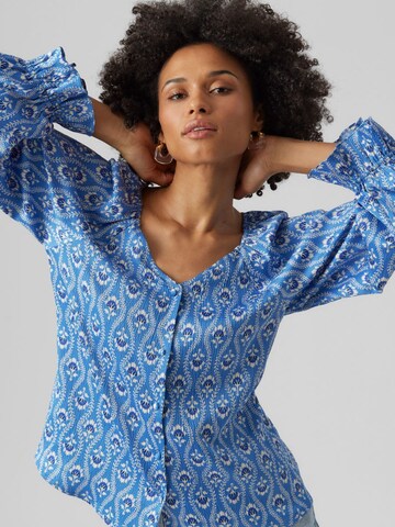 VERO MODA Bluse 'AFIA' in Blau