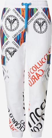 Carlo Colucci Cargobroek in Wit: voorkant