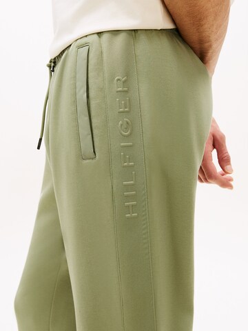 TOMMY HILFIGER Regular Hose in Grün