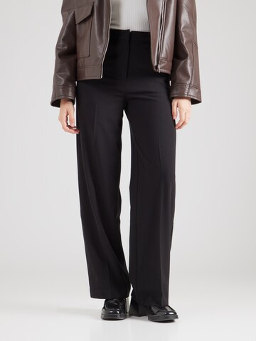 ABOUT YOU Regular Trousers 'Poppy' in Black: front