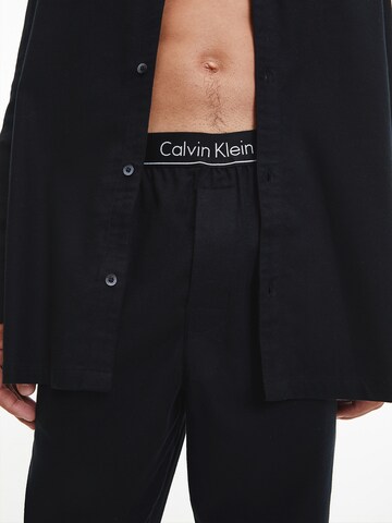 Calvin Klein Underwear Regular Pyjamahose in Schwarz