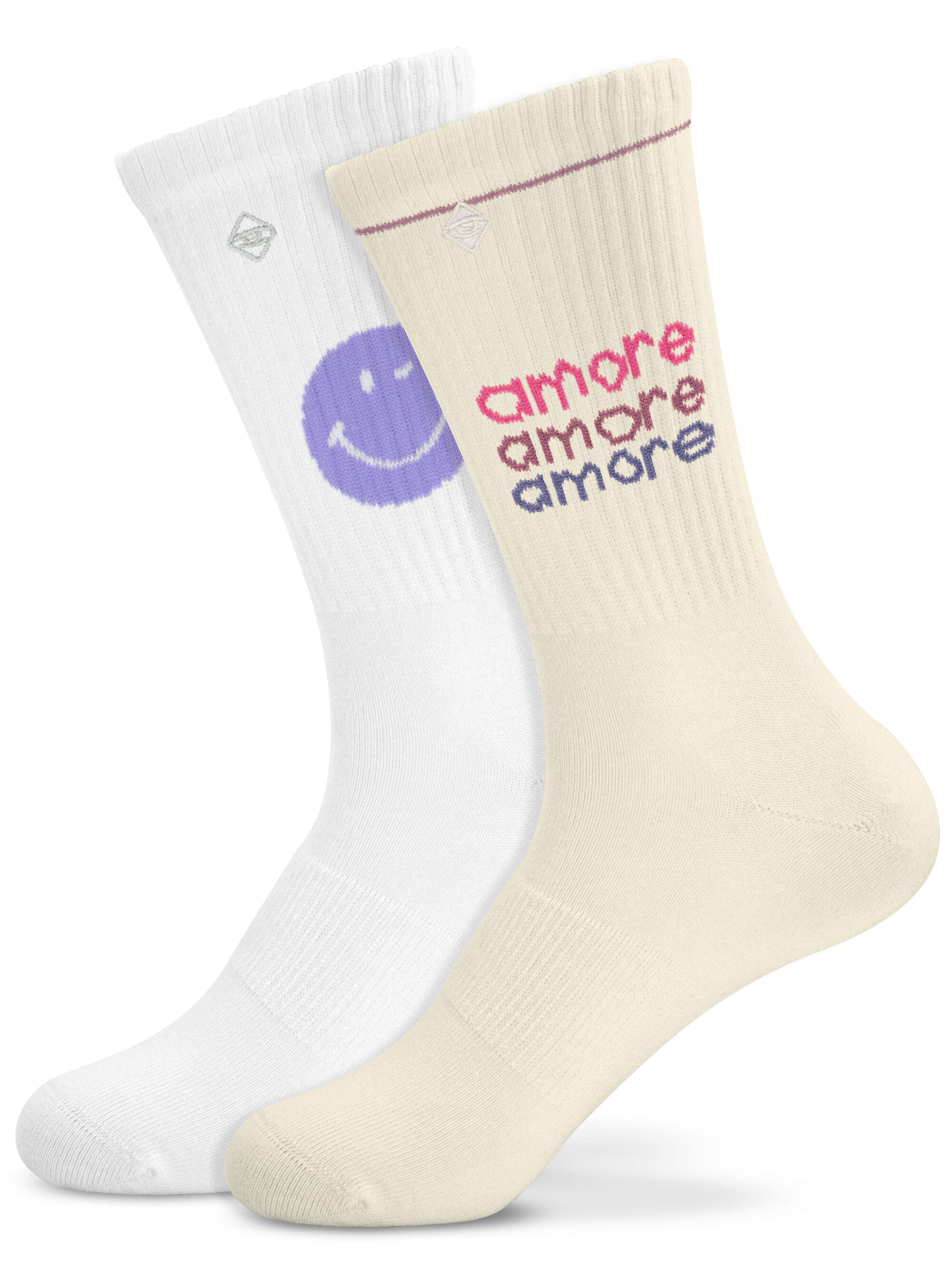 J.Clay Socks in White: front