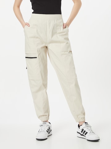 new balance Tapered Cargo Pants in White: front