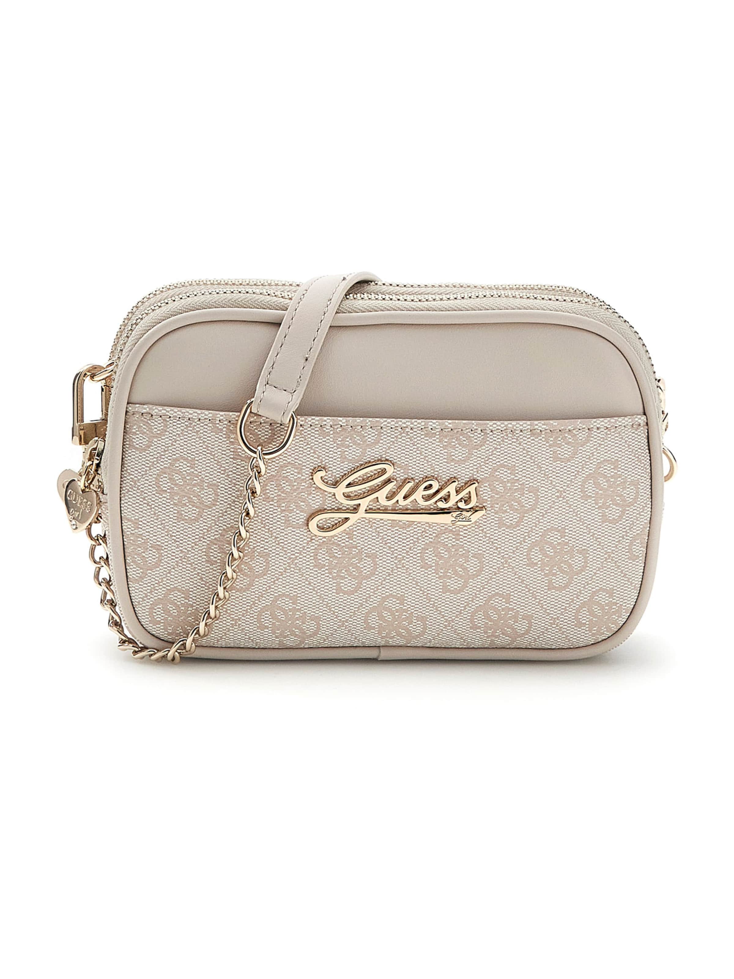 GUESS Schoudertas in Beige: voorkant