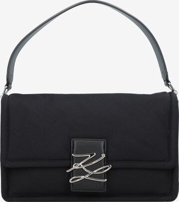 Karl Lagerfeld Shoulder Bag in Black: front