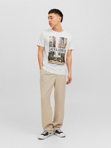 T-Shirt 'Garner' JACK & JONES en blanc