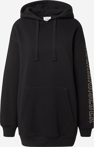 Sweat-shirt 'Maxi' Hoermanseder x About You en noir : devant