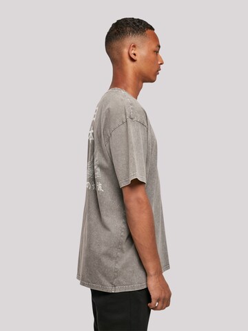 F4NT4STIC T-Shirt 'Kanagawa' in Grau