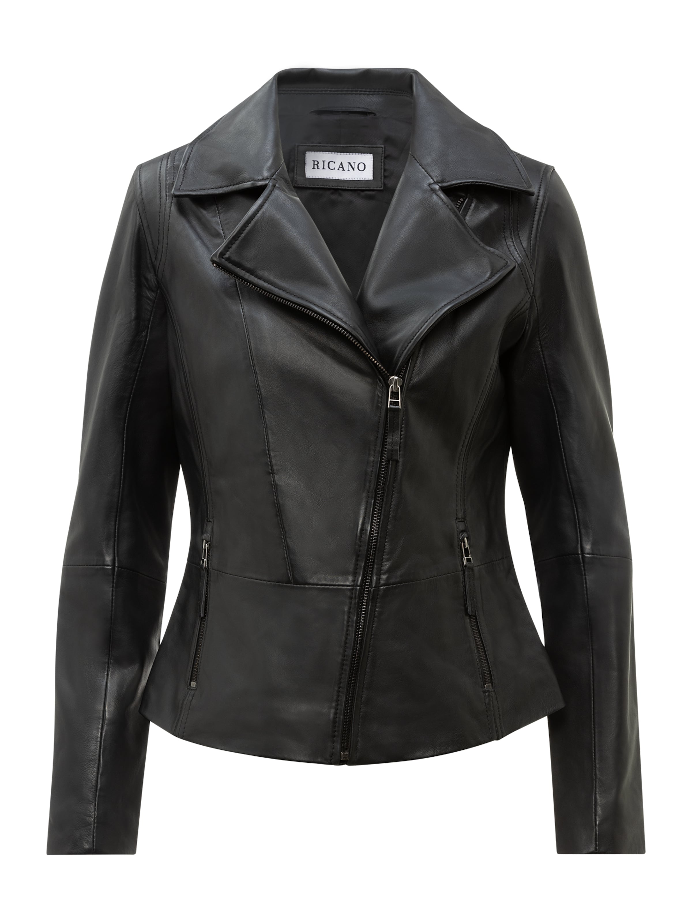 Veste mi-saison 'Sally' RICANO en noir : devant