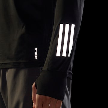 juoda ADIDAS PERFORMANCE Standartinis modelis Sportiniai marškinėliai 'Own the Run'