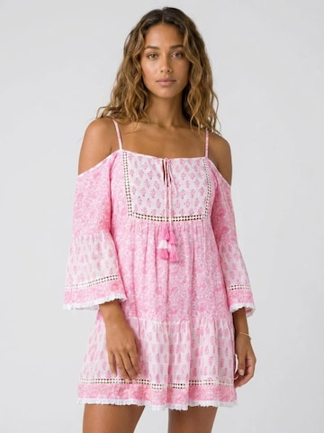 Robe 'Robe Courte Celya' Miss June en rose : devant