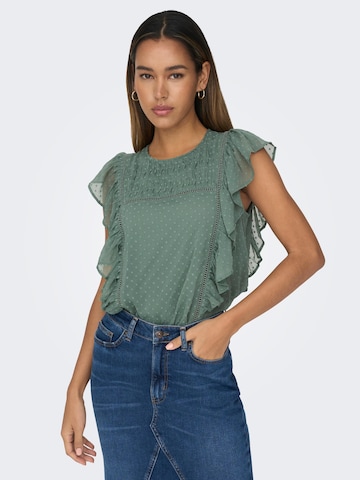 JDY - Blusa 'SOUL' en verde: frente