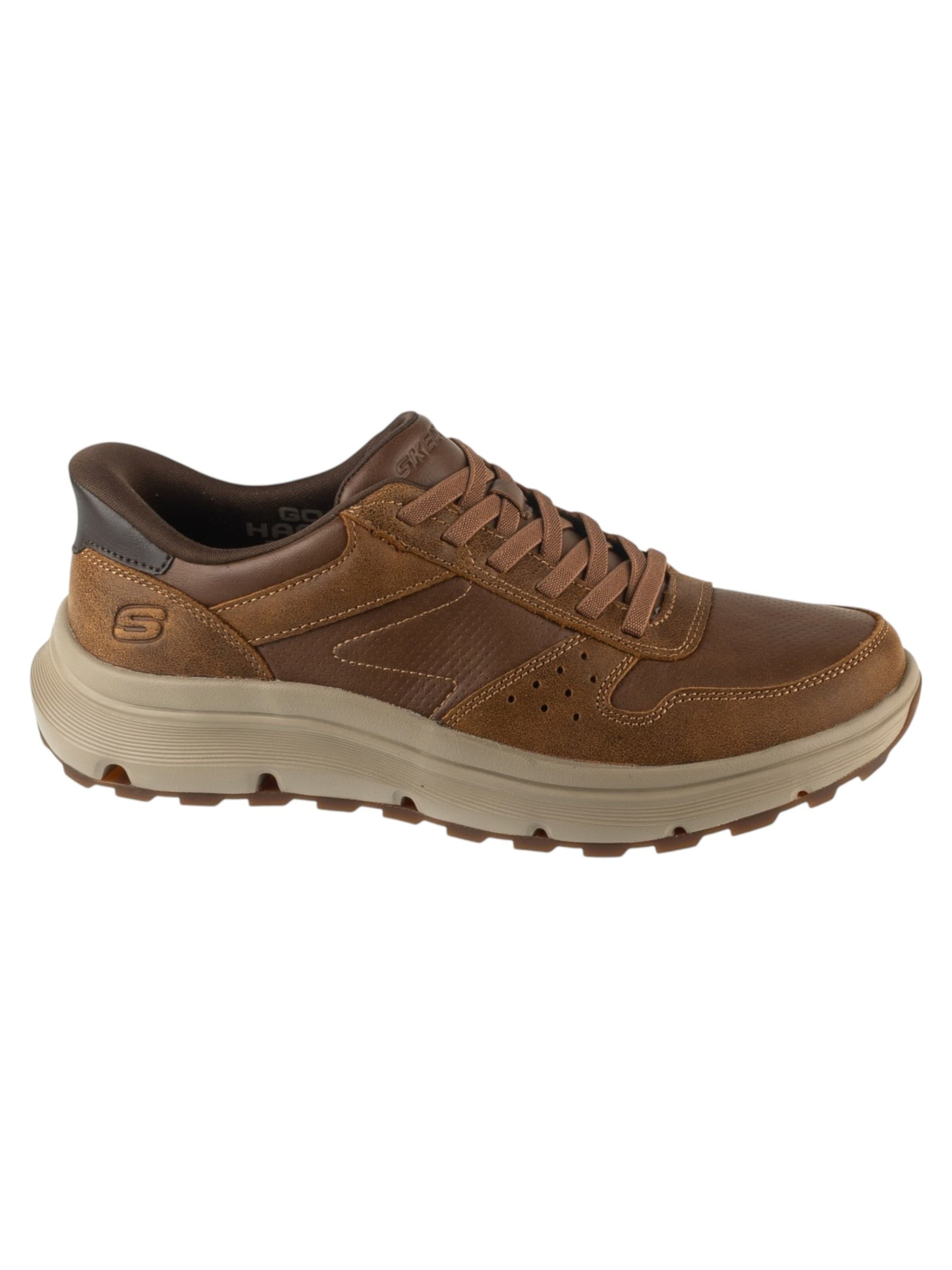 SKECHERS Sportlicher Schnürschuh 'Skechers Slip-Ins: Garza Ultra - Tyrell'‌‌‌‌‌‌‌‌ in Braun: Vorderseite