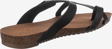 MUSTANG T-Bar Sandals in Black