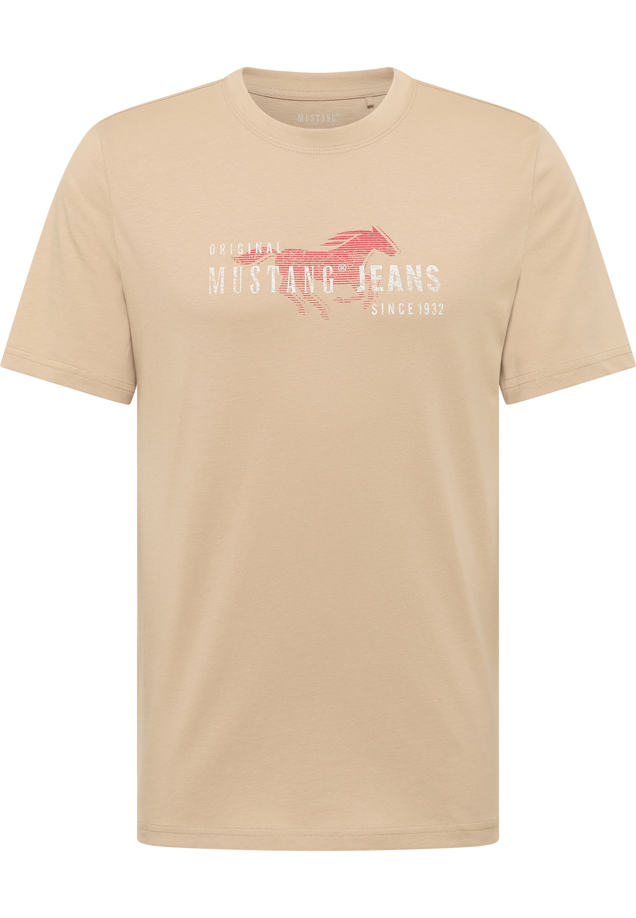 MUSTANG Shirt 'Style Austin' in Beige: front
