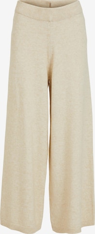 VILA Wide leg Trousers 'Mesina' in Beige: front