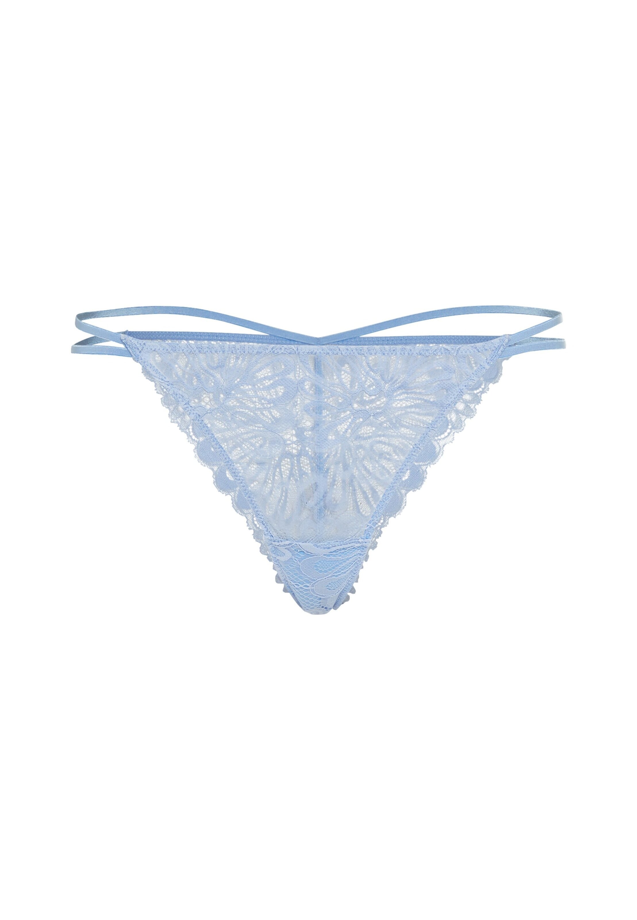 LSCN by LASCANA Стринг в синьо: отпред