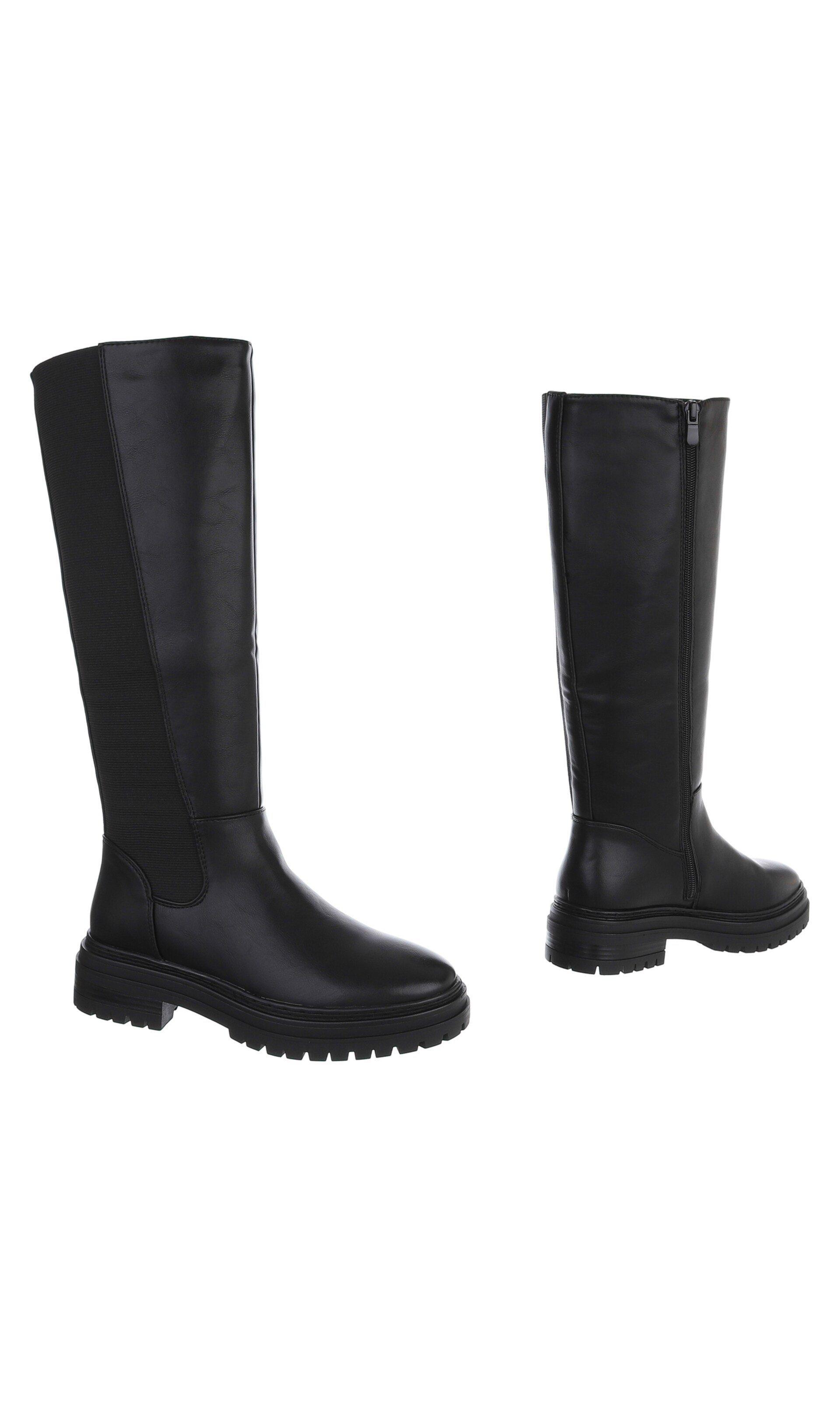 Ital-Design Stiefel in Schwarz