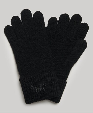 Superdry Vingerhandschoenen in Zwart
