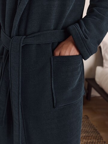 Next - Roupão comprido em azul