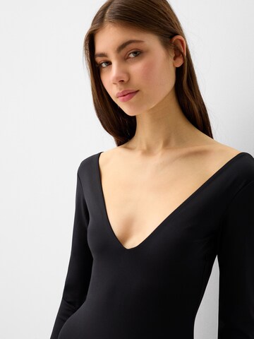 Shirtbody Bershka en noir