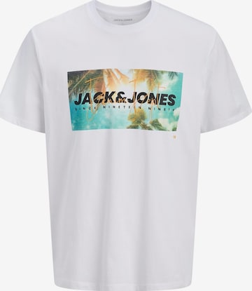 Maglietta 'JJINDIANA' di JACK & JONES in bianco: frontale