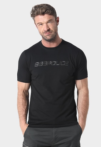 Maglietta 'Trulla' di 883Police in nero: frontale