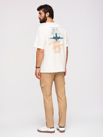 Ombre Regular Cargobroek in Bruin