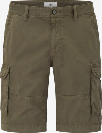 S4 Jackets Cargo Pants in Green: front