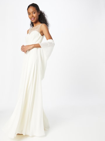 Unique Evening Dress in White