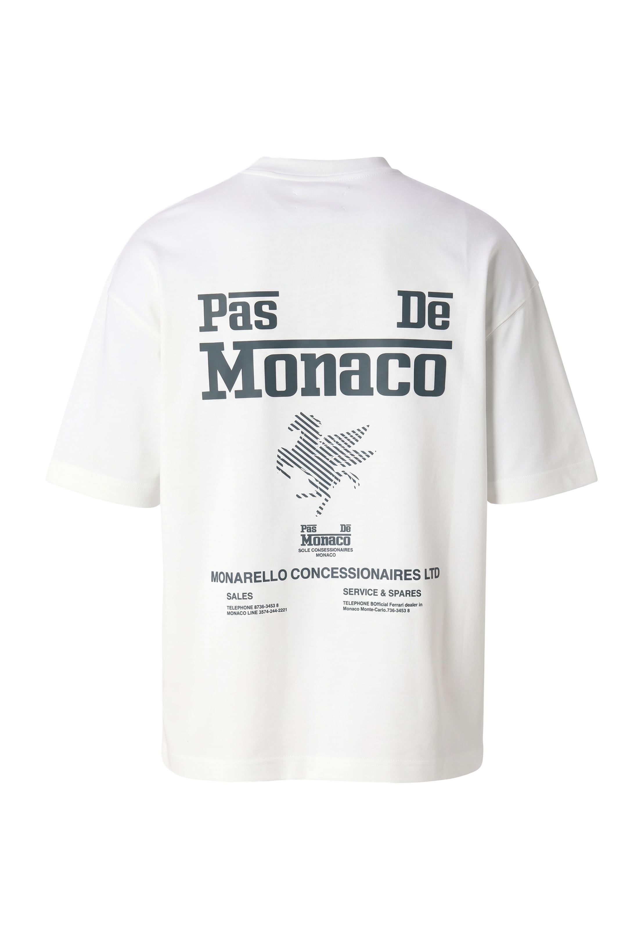 Pas De Monaco Shirt in Wit: terug