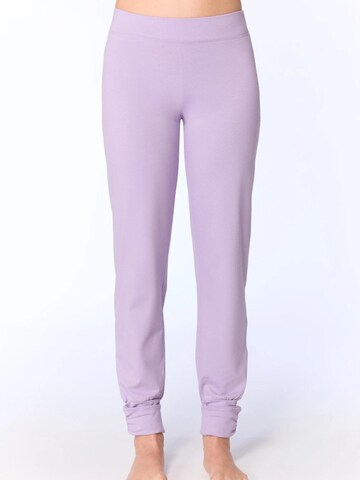 Albero Natur Pants 'Damen Bio-Baumwoll Yogahose' in Purple: front