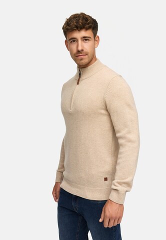 INDICODE JEANS Sweater in Beige