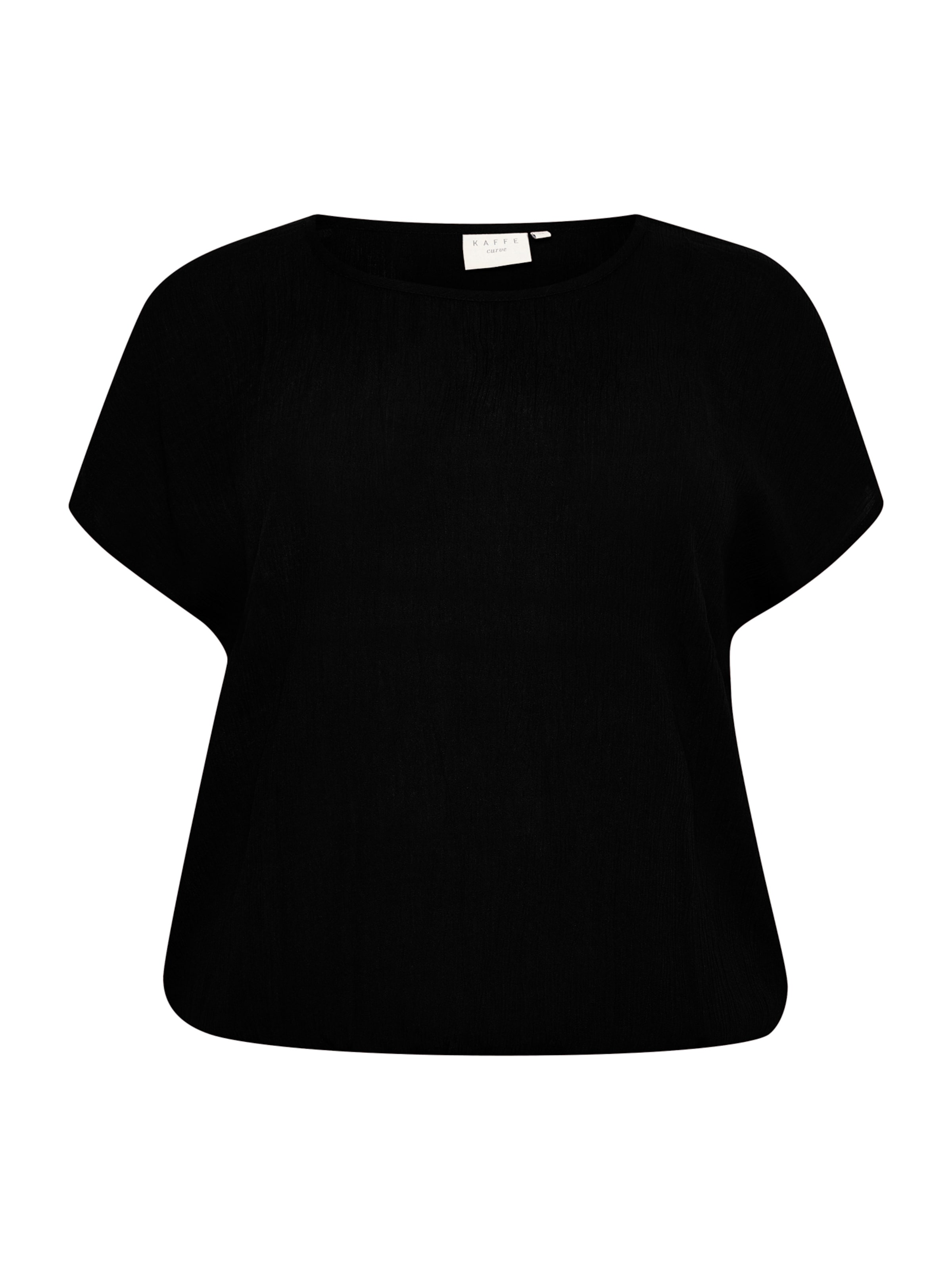 KAFFE CURVE Блуза 'Ami Stanley' в черно: отпред