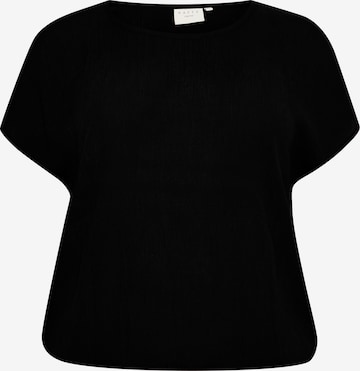 KAFFE CURVE Bluse 'Ami Stanley' i sort: forside