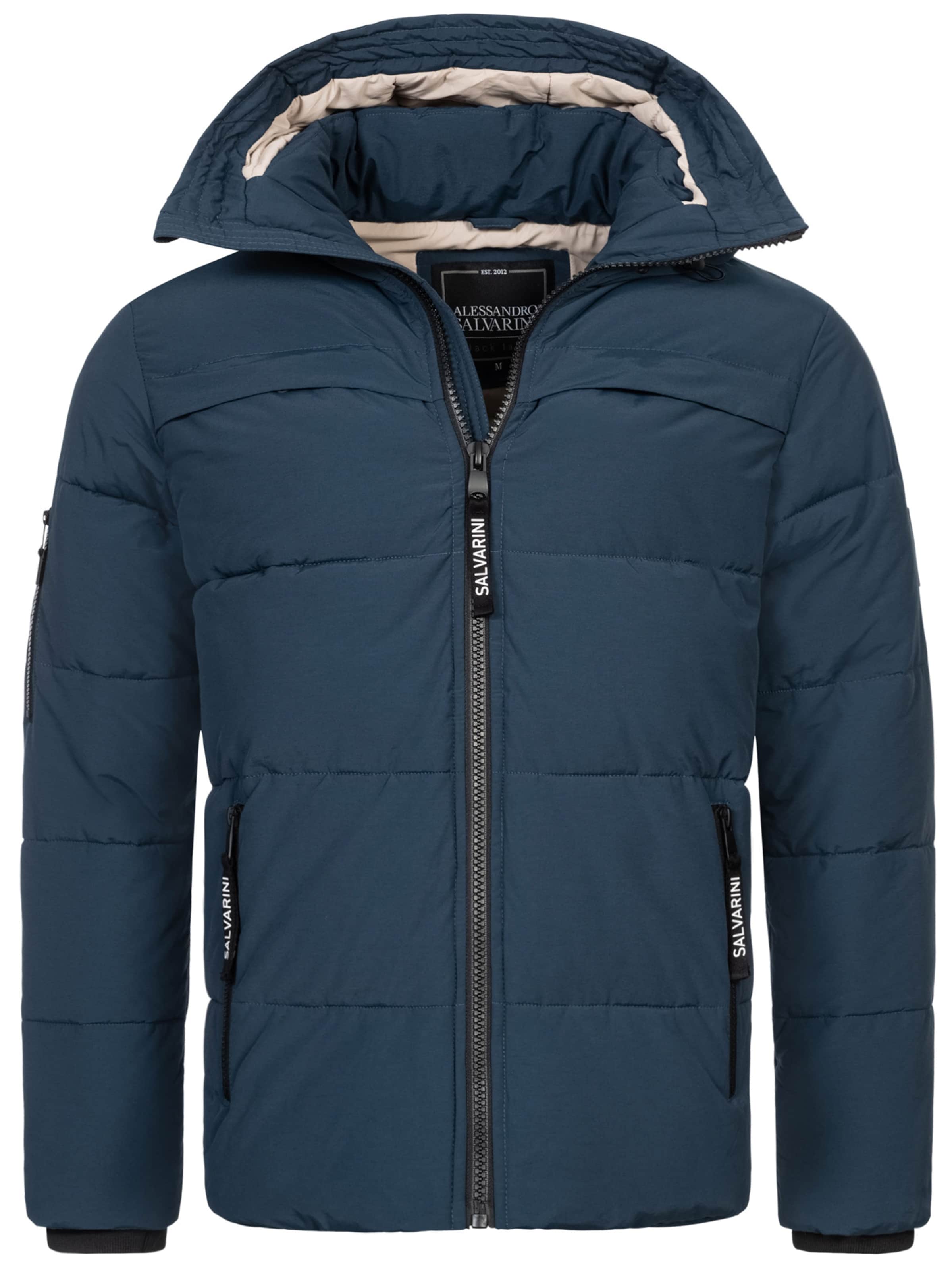 Alessandro Salvarini Winterjacke in Blau: Vorderseite