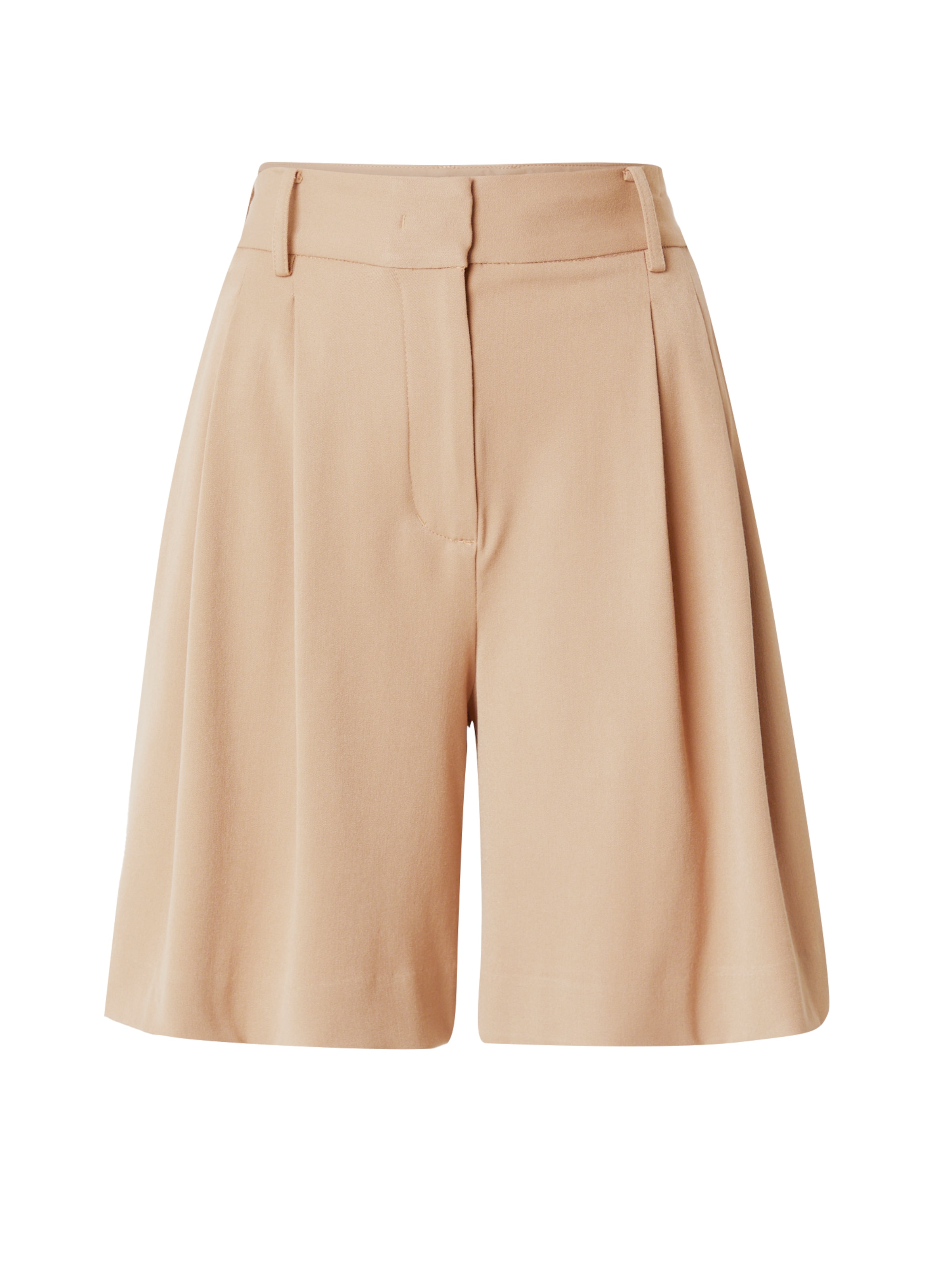Staud Pantalon à pince 'LUISA' en camel, Vue avec produit
