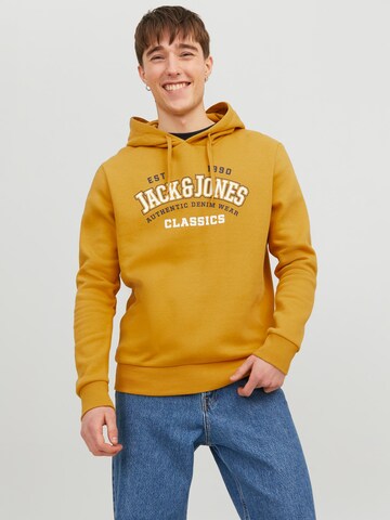 dzeltens JACK & JONES Sportisks džemperis