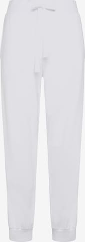 Effilé Pantalon de sport DEHA en blanc : devant