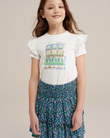 WE Fashion T-Shirt in Weiß: Vorderseite