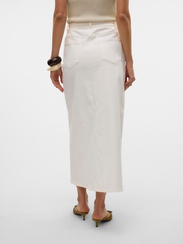 Jupe 'VMLizzy' VERO MODA en blanc