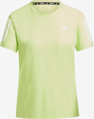 T-shirt fonctionnel 'Own The Run' ADIDAS PERFORMANCE en vert : devant