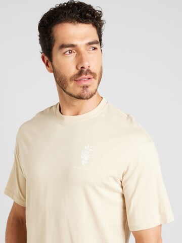 SELECTED T-Shirt 'SLHCORBY' in Beige