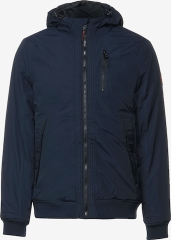 Street One MEN Between-Season Jacket in Blue: front