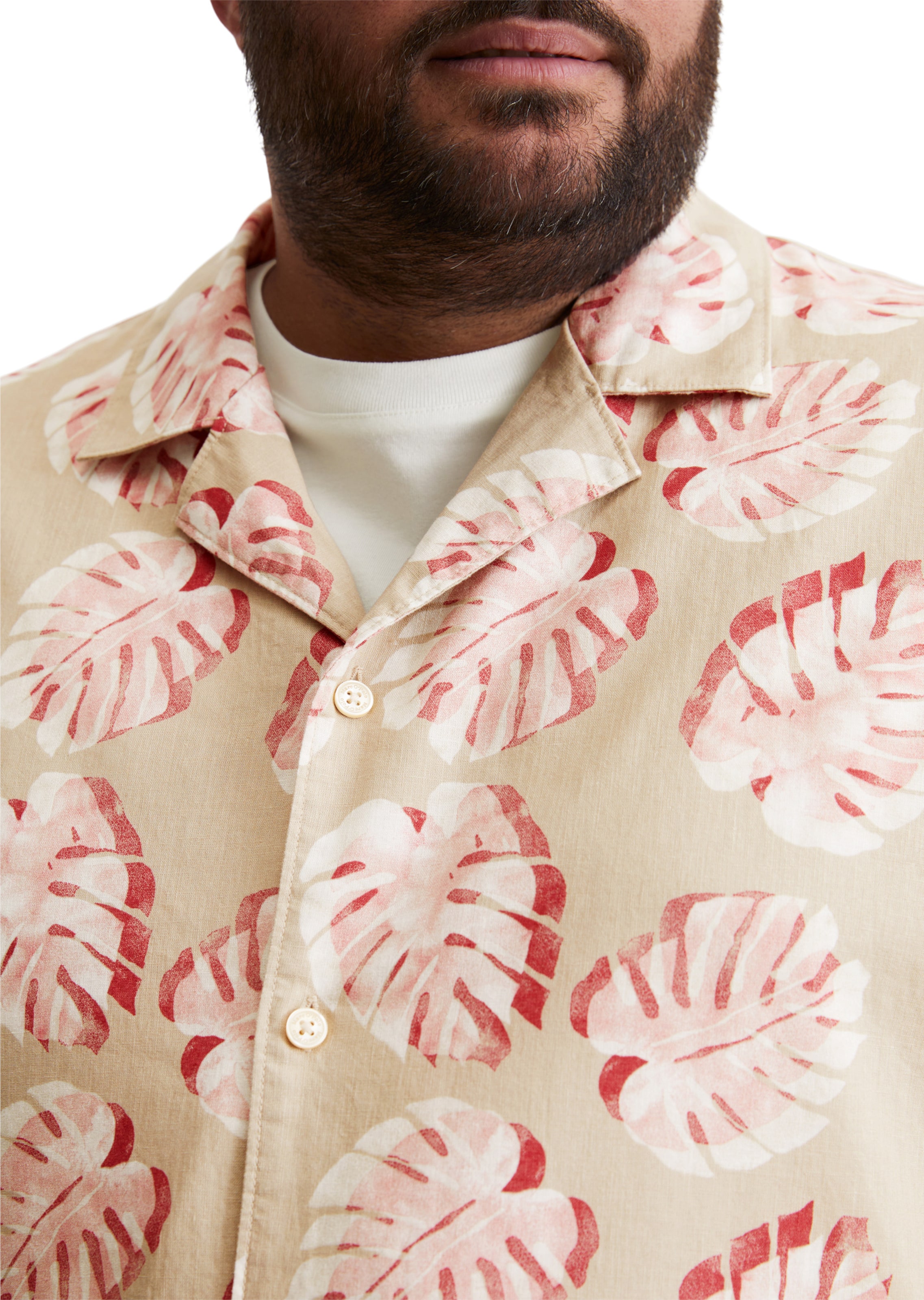 Marc O'Polo Regular fit Button Up Shirt in Beige