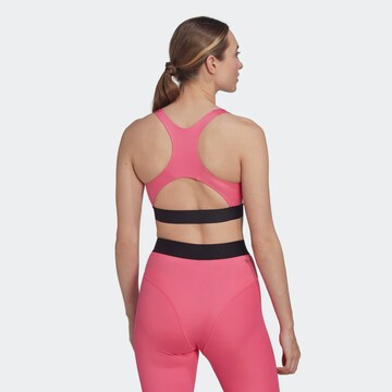 ADIDAS SPORTSWEAR Bustier Sport-BH in Pink